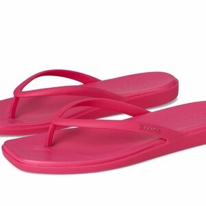 Crocs Women's Pink Flip Flops